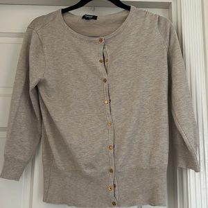 Small Thin Beige Cardigan from premise studio